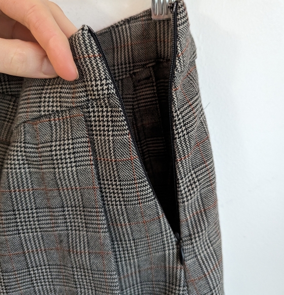 Forever 21 X Disney Plaid Faux Wrap Pleated Mini Skirt - Picture 6 of 9